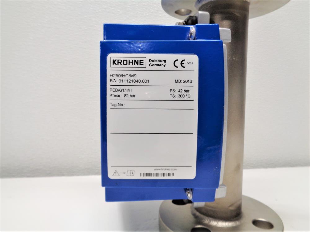 Krohne 1" 300# Variable Area Flow Meter H250/HC/M9